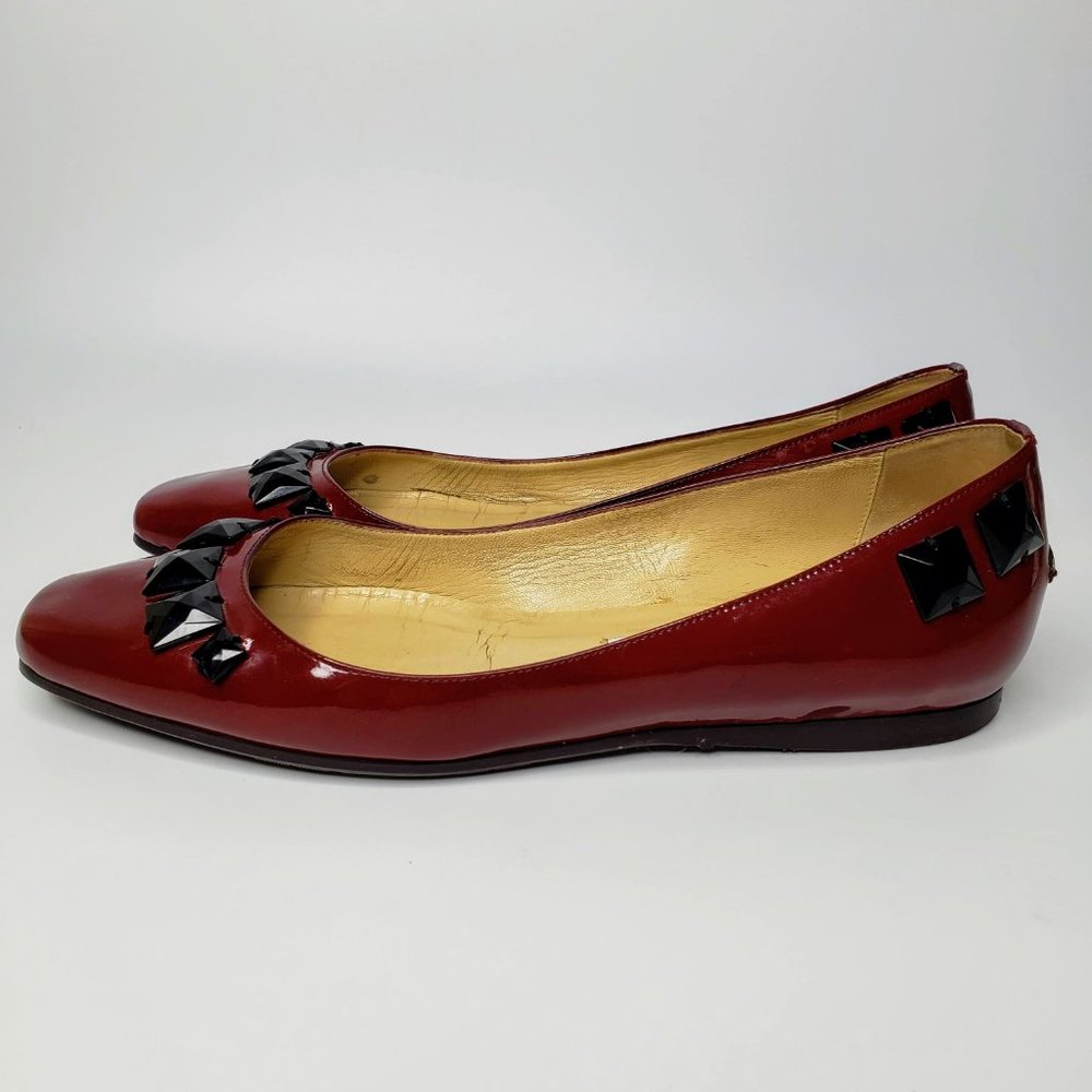 COPY - Jimmy Choo Patent Leather Square Toe Flats 9